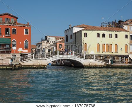 Giudecca Canal In Venice