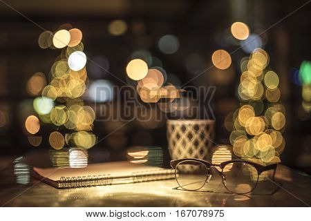Points Notebook And Cup Of Coffee