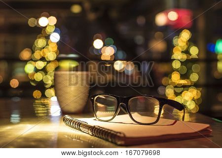 Points Notebook And Cup Of Coffee