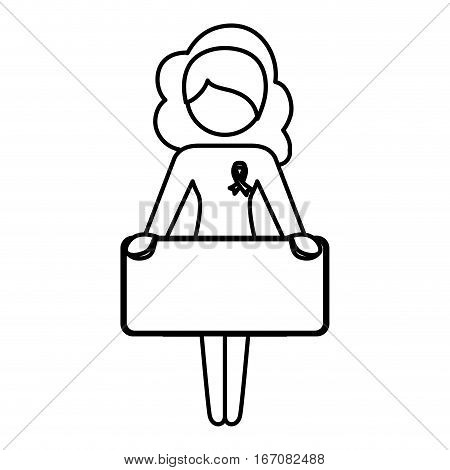 ribbon breast cancer awarenes related icons image vector illustration design
