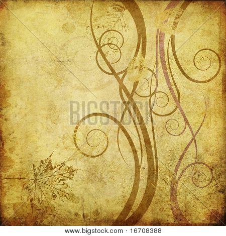 art floral drawing graphic background