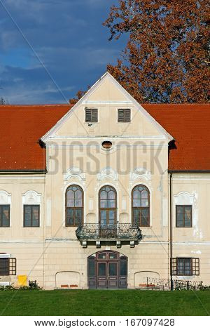 Luznica castle baroque manor located in Zapresic Croatia