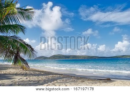 Tranquil beach in the Caribbean Culebra Puerto Rico
