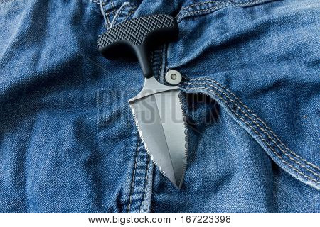 Urban Knife On Jeans.