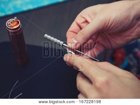 Mech Mod Vaping Device Wire Tool Kit Maintenance