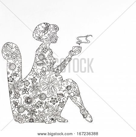 Coloring Pages For Adults,tea