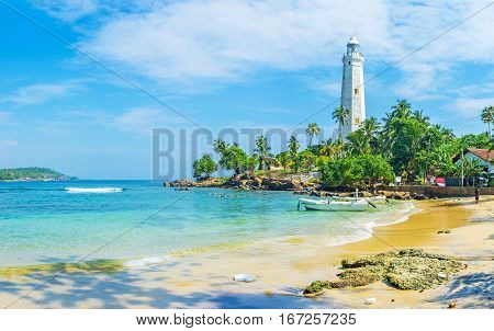 Panorama With The Dondra Lighthouse