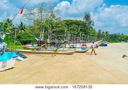 The Fishing Boats At The Beach