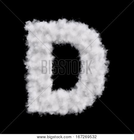 Cloud Letter D