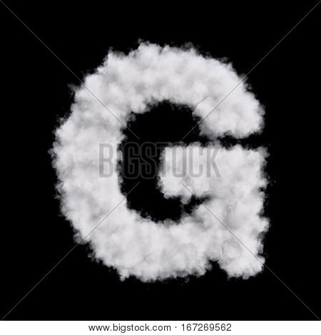 Cloud Letter G