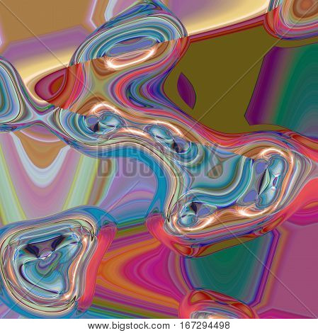 Abstract coloring background of the horizon gradient with visual wave,pinch,lighting and poolar coordinates effects,good for your design