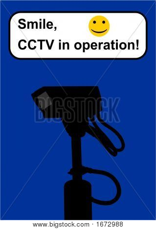 Cctv 경고 표시입니다.