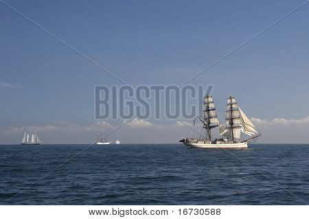 Großsegler im Meer