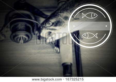 Fishing, Logo, Vintage Effect