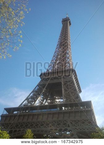 Eifel Tower Paris Sky