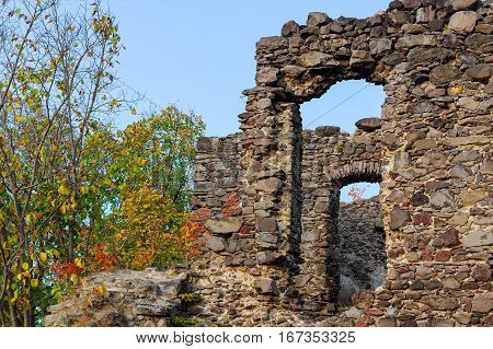 Castle Nevitsky in Zakarpatyya Ukraine historical europe