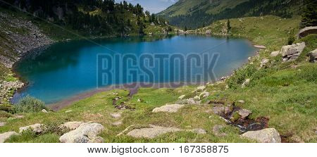 Lagorai Mountain Range. Trentino Alto Adige. Italy, Stellune Lake