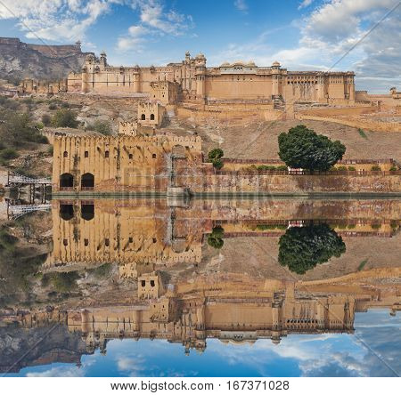 Amer Fort  Is Located In Amer, Rajasthan, India.