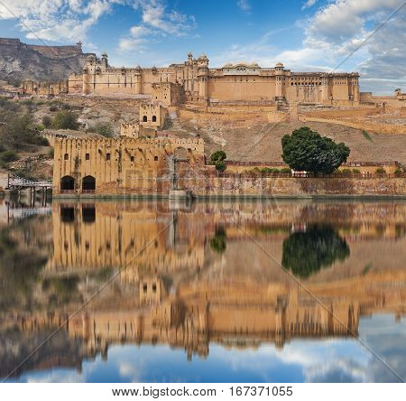 Amer Fort  Is Located In Amer, Rajasthan, India.