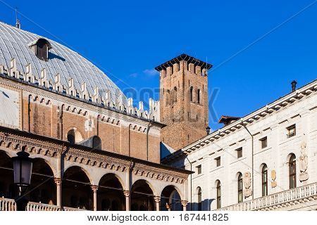 Medieval Palazzo Della Ragione In Padua