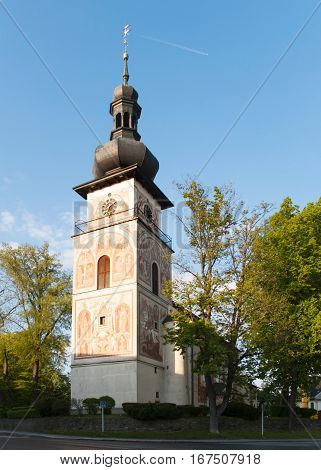 Catholic Church of Saint Cunigunde in Nove Mesto na Morave Czech republic