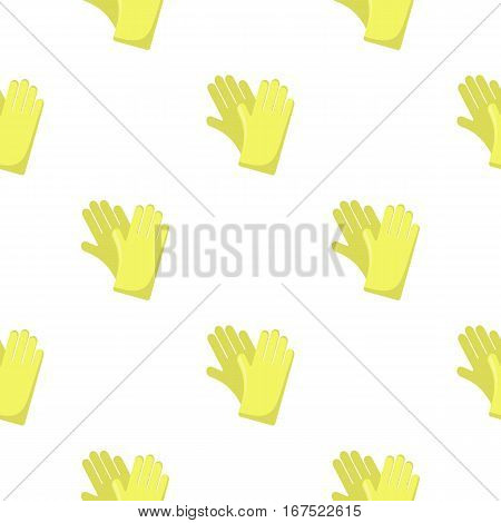 Rubber gloves cartoon icon. Illustration for web and mobile.