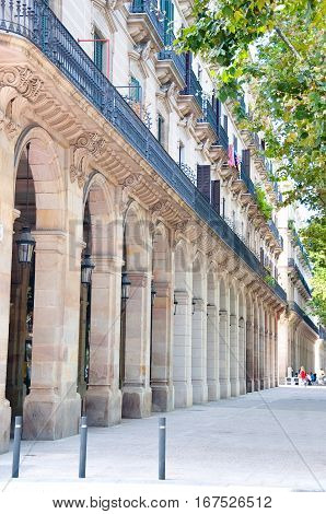The Elegant Architecture In Barcelona Catalonia Spain.