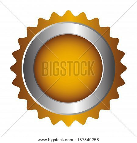 seal stamp guaranted icon vector illustration design