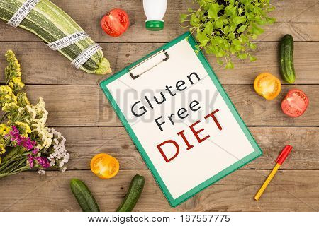 Diet Plan - Marrow Squash, Clipboard With Text 