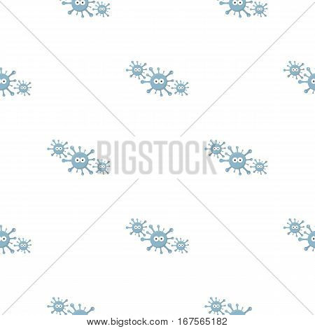 Virus icon cartoon. Single sick icon from the big ill, disease cartoon. - stock vector
