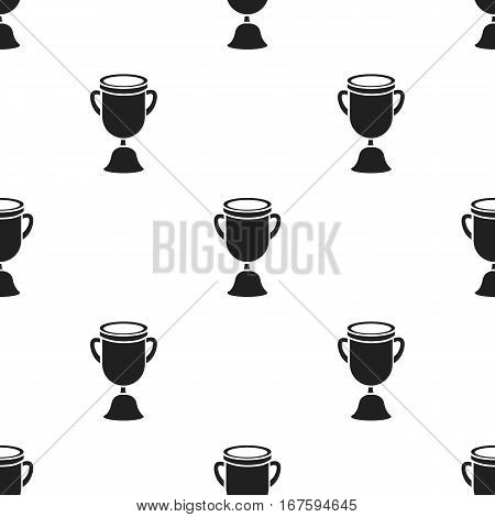 Goblet icon black. Single education icon from the big school, university black. - stock vector