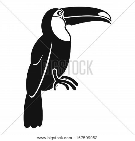 Brazilian toucan icon. Simple illustration of brazilian toucan vector icon for web