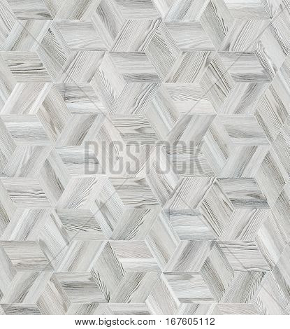 Parquet wood rhombus hexagon repeating floor texture