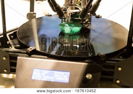 3D Printer Printing Model Objects Using Additive Process