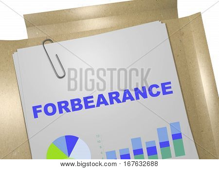 Forbearance - Business Concept