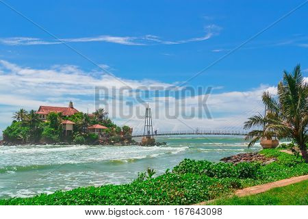 Buddha Temple in Matara island of Sri -Lanka.