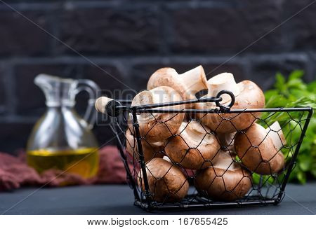 Raw Mushroom