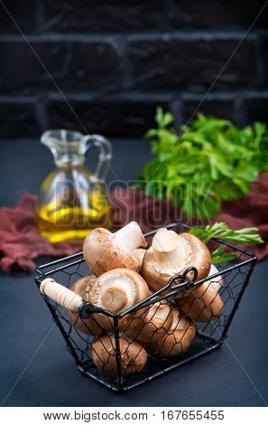 Raw Mushroom