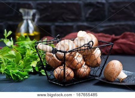 Raw Mushroom