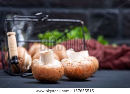 Raw Mushroom