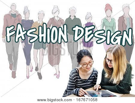 Style Trends Fashion Design Classy Chic Concept