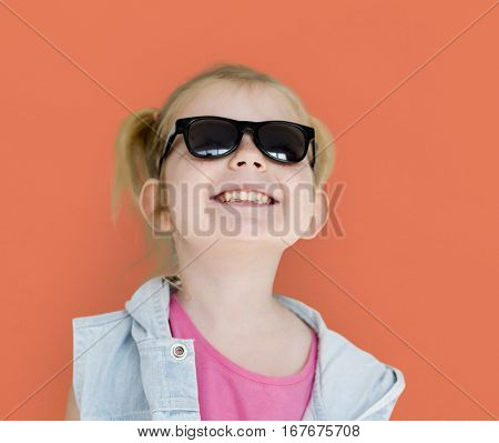 Little GIrl Smiling Happiness Playful Twintail Hairstyle