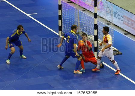 Friendly Futsal: Ukraine V Spain In Kiev, Ukraine