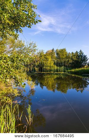 A small river in the central part of Russia