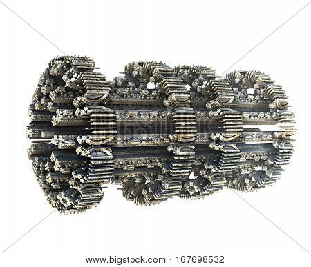 3D Render Concept Design Of Space Shuttle Vehicle