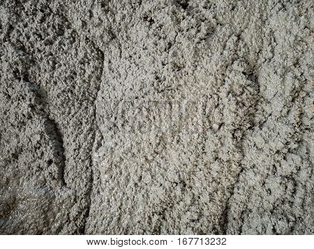 Texture of ready mixed concrete cement mortar.
