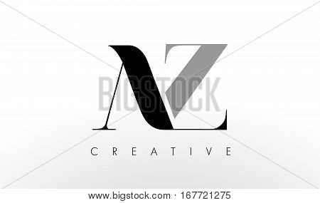 A Z Letter Logo Design. Creative Modern AZ Letters Icon Illustration.