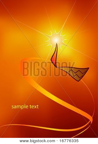 Diwali festivaali tausta tilaa tekstille