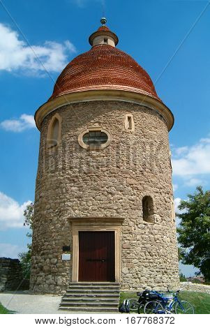 Photo of a romanesque rotunda of St.George in Skalica