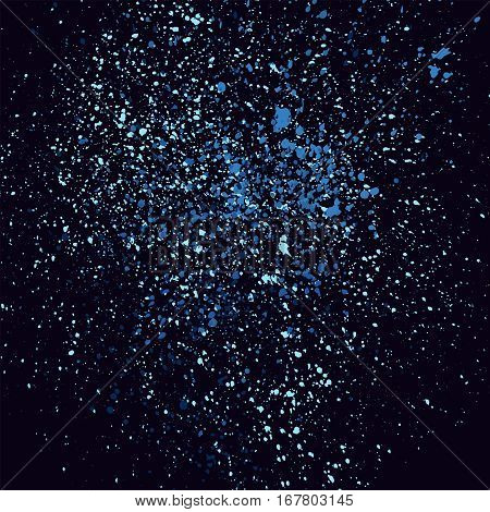 Abstract colorful texture on a black background. Vector illustration for your design.